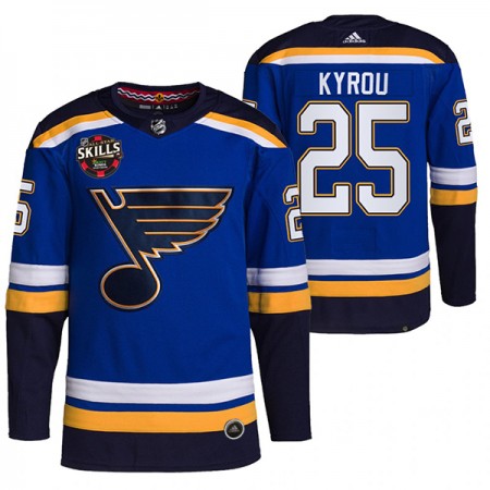 Camisola St. Louis Blues Jordan Kyrou 25 2022 NHL All-Star Skills Authentic - Homem
